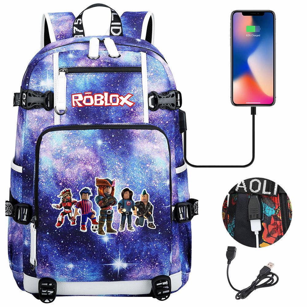Game World USB Large Capacity Teen Student School Bag Men's and Women's Leisure Travel Backpack