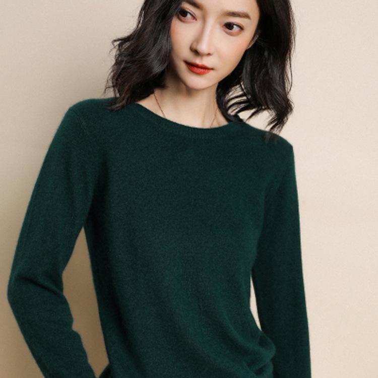 Women Sweater O-neck Autumn Winter Basic Pullover Warm Casual Pulls Jumpers Korean Fashion Spring Knitwear Bottoming Shirt