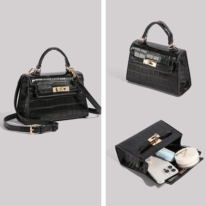 Piccola Borsa, Nuovo Stile Versatile da Donna, Borsa da Donna, Senso di Alta Gamma, Monospalla a Tracolla, Borsa a Mano Kelly alla Moda e di Stile