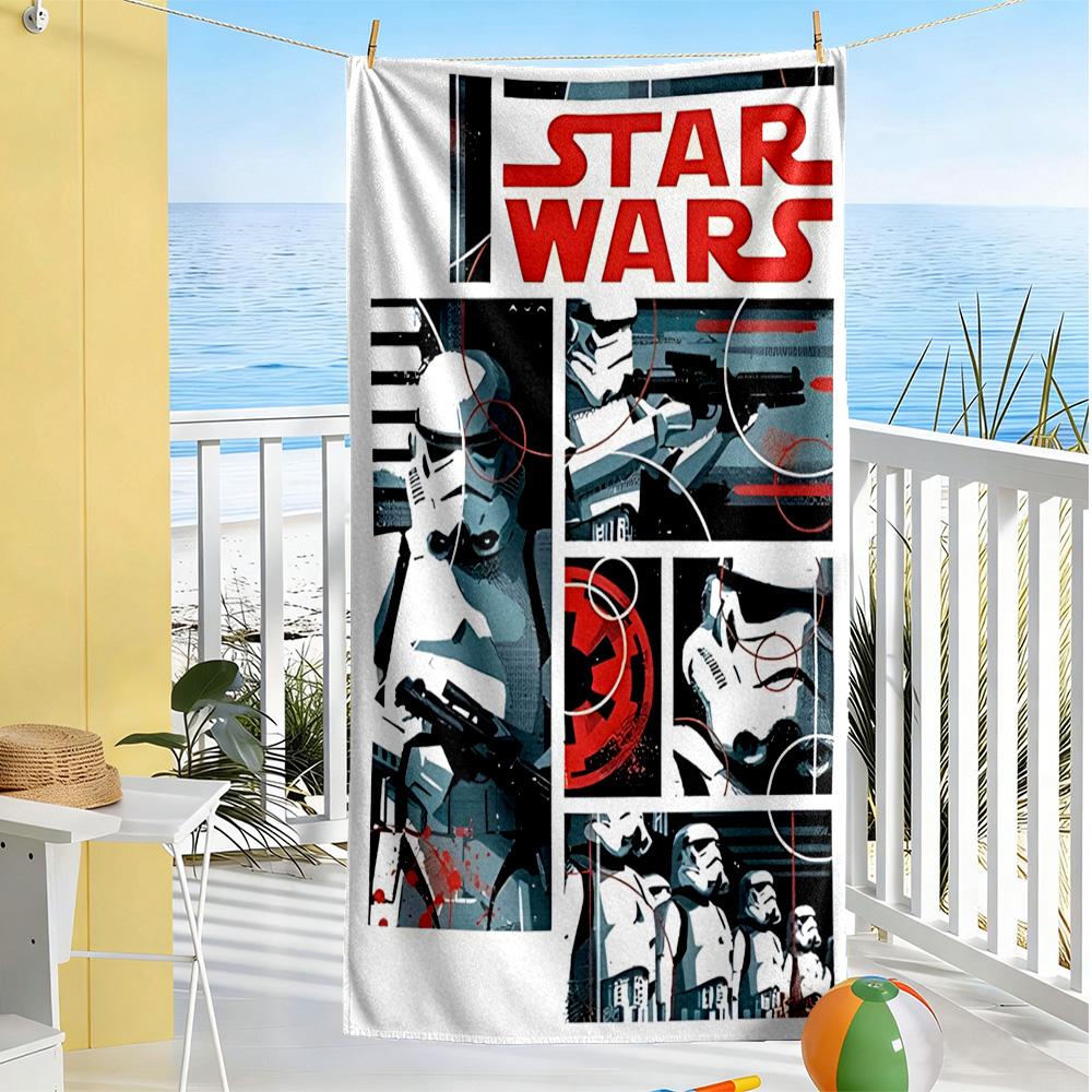 Star Wars Beach Towel Quick-Dry Soft Microfiber Comfortable Lightweight Portable for Swimming,Beach,Camping, Travel, Beach Accessories,Gym