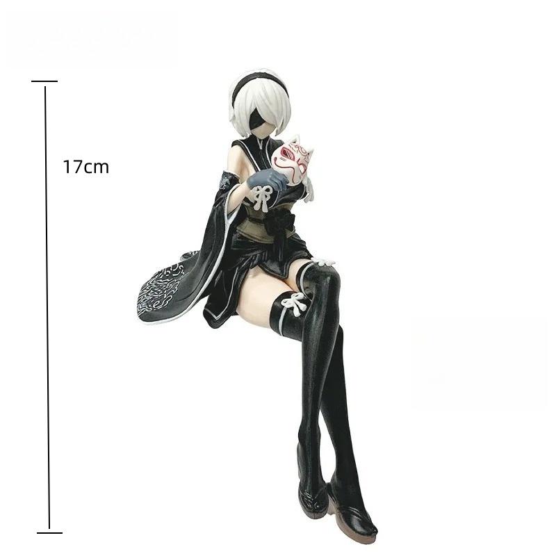 Yorha No.2 Type B Anime Girl Figure Ver1.1a Model A No.2 Kimono Action Figure Collection Modle Toy Boy'S Birthday Gift