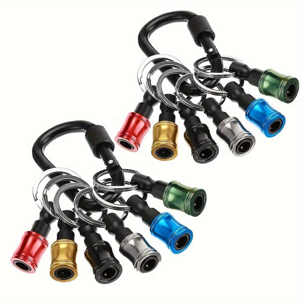Hexagonal Shank Screwdriver Bit Chuck, Impact Drill Bits,key Chain Extension Rod, Quick Release and Easy Replacement, Screwdriver Bit Chuck