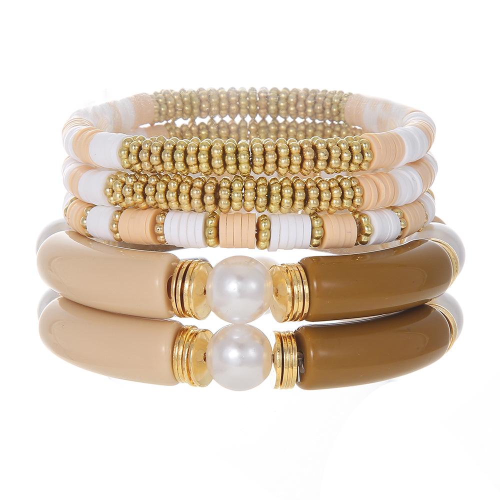 JYL TS Bracelet Flower  Elastic Set Promotes Freshness & Growth Luck ZJ11520 arylide желтый