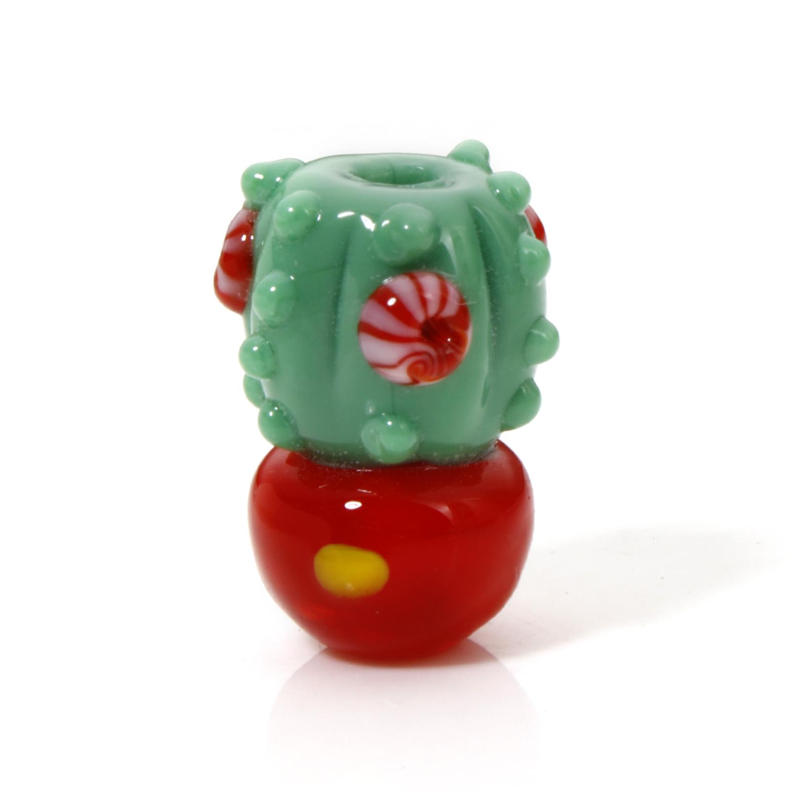 

1 Piece 3D Lampwork Glass Beads Cactus Ladybird Flora Collection For DIY Jewelry Making Necklace Bracelets Jewelry Making
