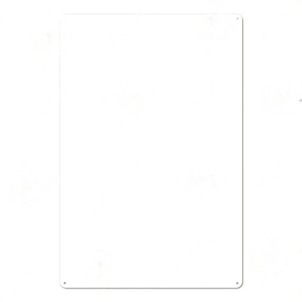 DIY Blank Base Plate Vintage Tin Signs Plaque Metal Wall Art Decor Plate for Home Bar Pub Coffee Shop