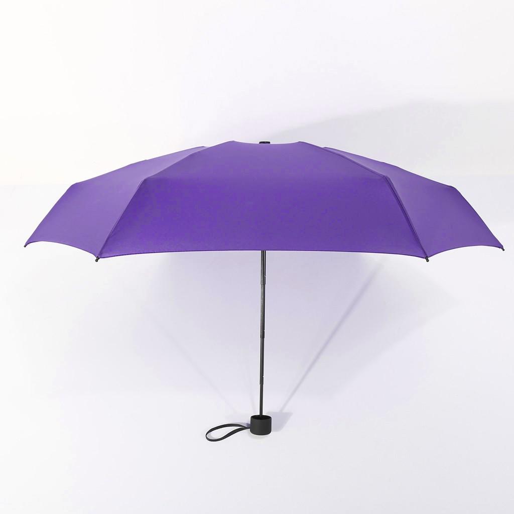 

Мини-карманный компактный зонт от солнца, УФ-5, складной, ветрозащитный, для путешествий, для путешествий One Size тёмно-синий