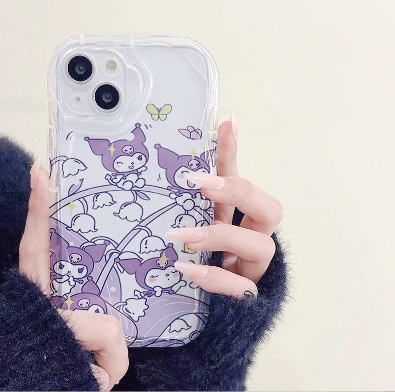 Cartoon Kuromi Cinnamoroll Phone Case For Motorola MOTO Edge 50 Fusion Ultra Pro G84 G75 G60 G53 G52 G35 G05 G34 G22 5G Casing
