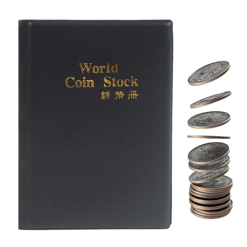 For Collector Coin Holder Albums Mini Penny Coin Storage Bag Collecting Money Organizer 120 Pockets Coins Collection Album Book