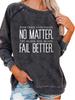 Female Oversized Sweatshirt Spring/Fall Fashion Print Top Women's Pullover Sweatshirt