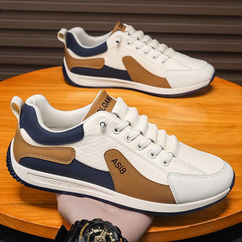 Fashion Hot Selling Men's Shoes Fashion Leather Casual Shoes 2025 New Sneakers Comfort Sport Running Shoe Tennis Training Shoes for Men