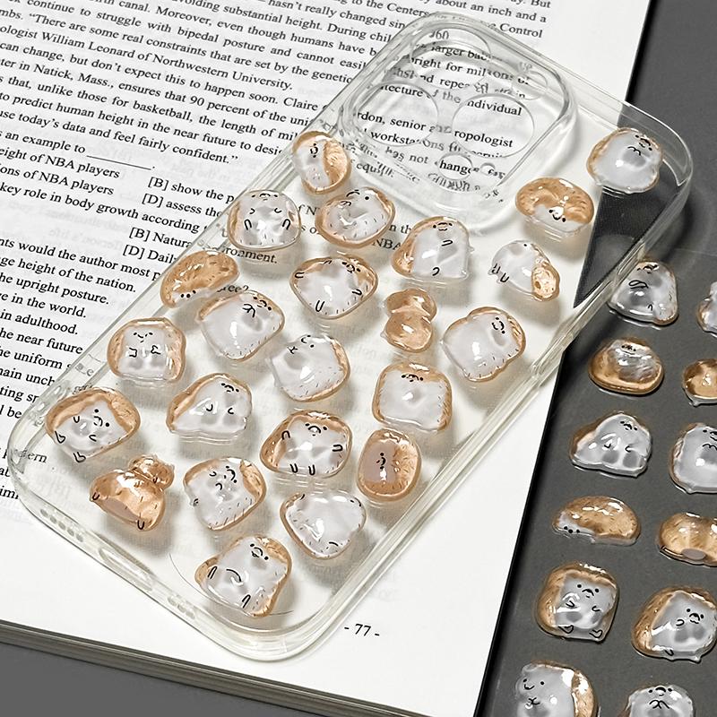 Korean Import NEKONI Cartoon 3D Relief Animals Stickers Scrapbooking Diy Journal Stationery Sticker Deco Office Supplies