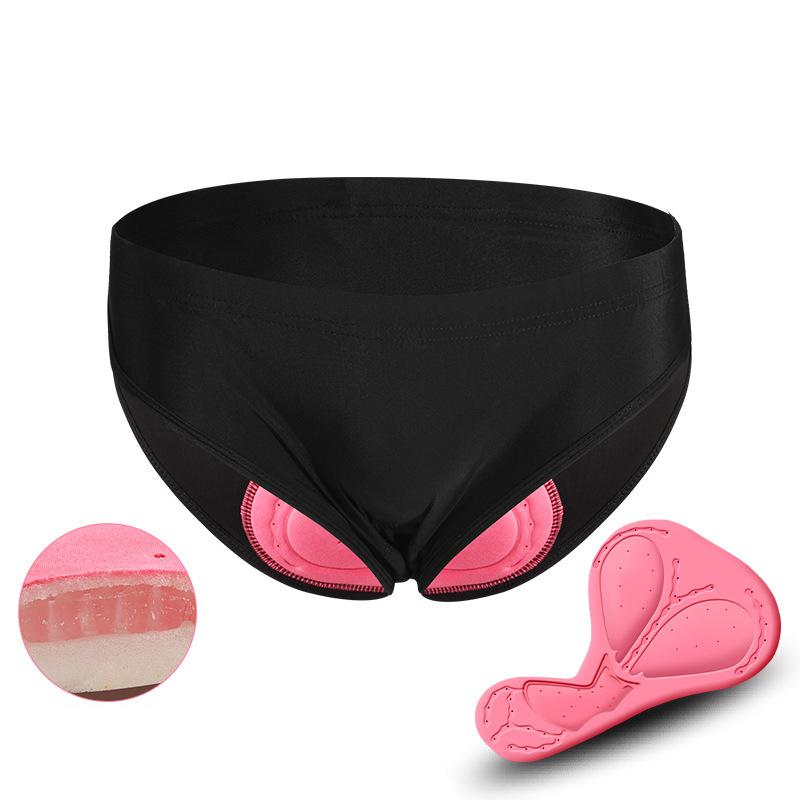 

Женские велосипедные шорты с 3D гелевой подкладкой, противоударные, для горного велосипеда МТБ, для шоссейных гонок, велосипедное нижнее белье, трусы, черные сетчатые M чёрный