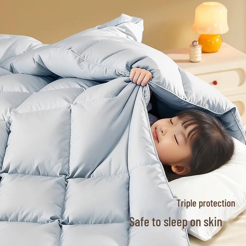 Mercury Home Textiles 95% White Duck Down Winter Comforter