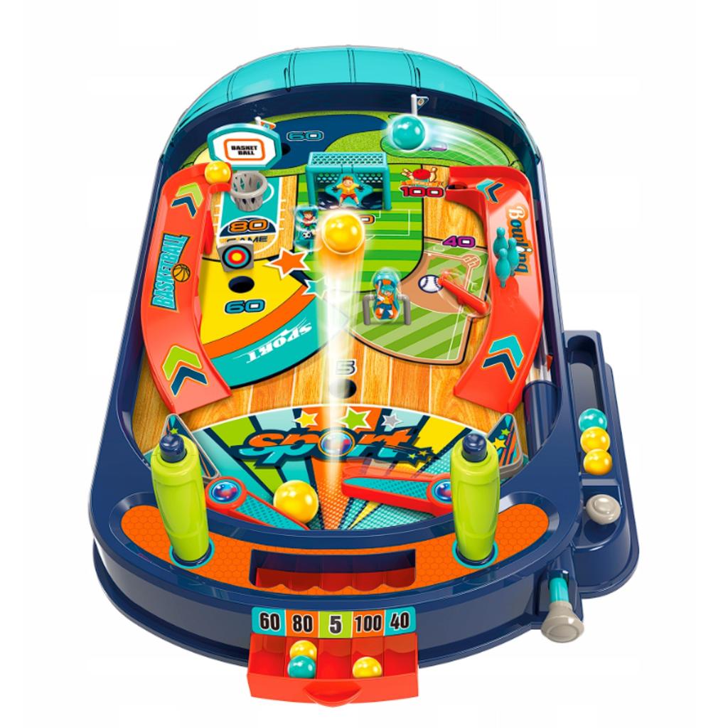 Skill Game Flipper Pinball Tabletop For Children Family Portable