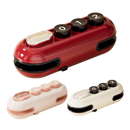 Magnetic Bag Sealer, Rechargeable Food Sealer with Cutter, Portable Heat Seal Machine for Snack Chips Bags