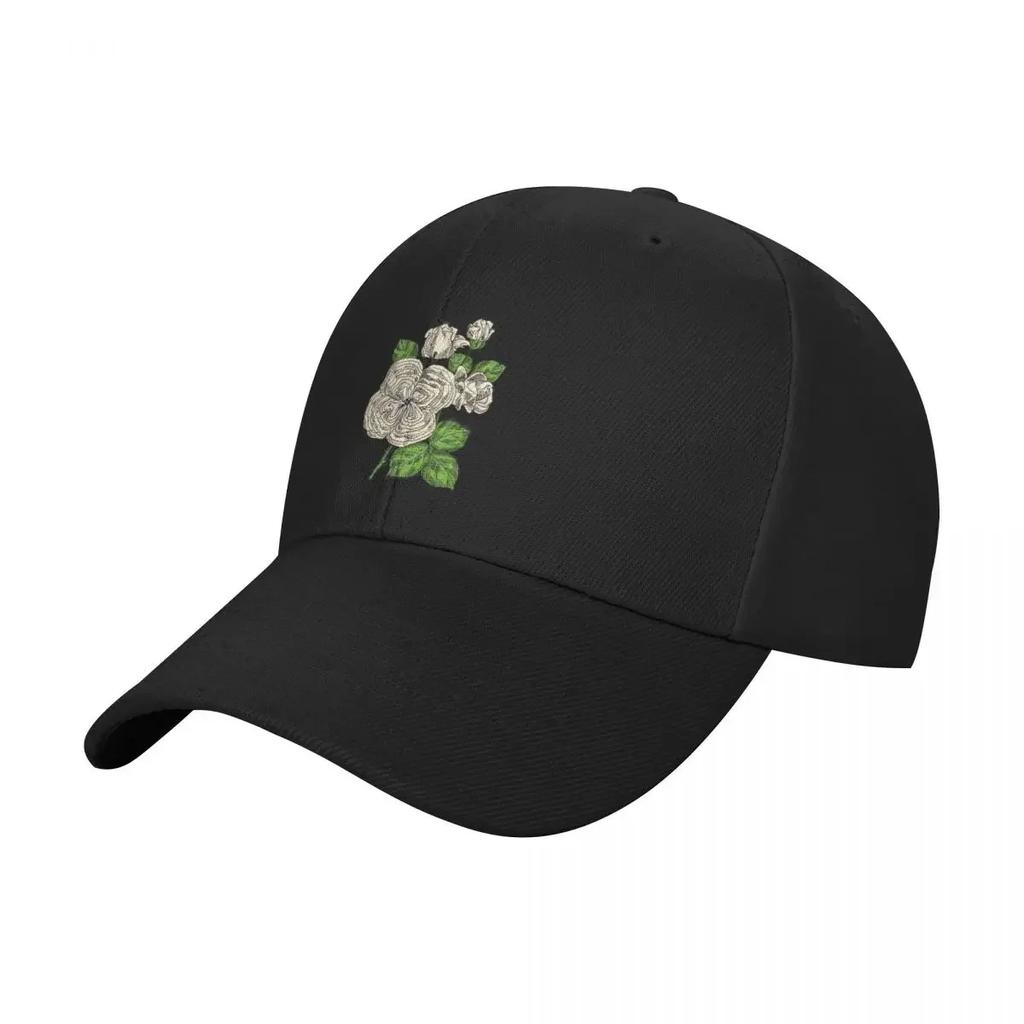Cream Quartered Rose Bloom Full 26-40 Petals In 3+ Rows Baseball Cap Fashion Beach custom caps Hip Hop Hats Man Women's