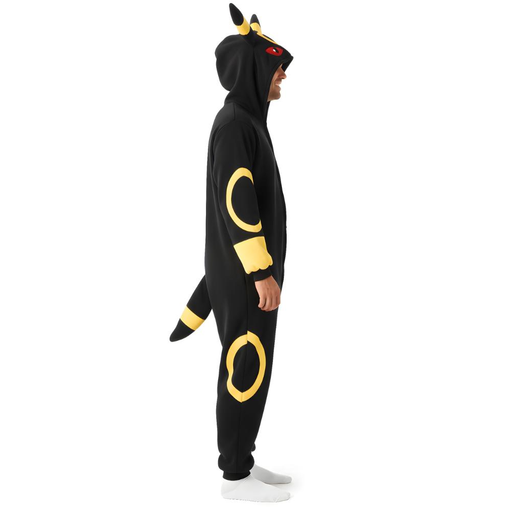 Pigiama Intero Kigurumi Costume Travestimento Pokemon Umbreon Xxl: 185 - 195Cm