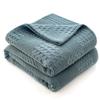 100%Cotton Blankets Waffle Throw Blanket Solid Soft And Breathable Blanket For Twin/Queen/King Bed Decorative Plaid Sofa