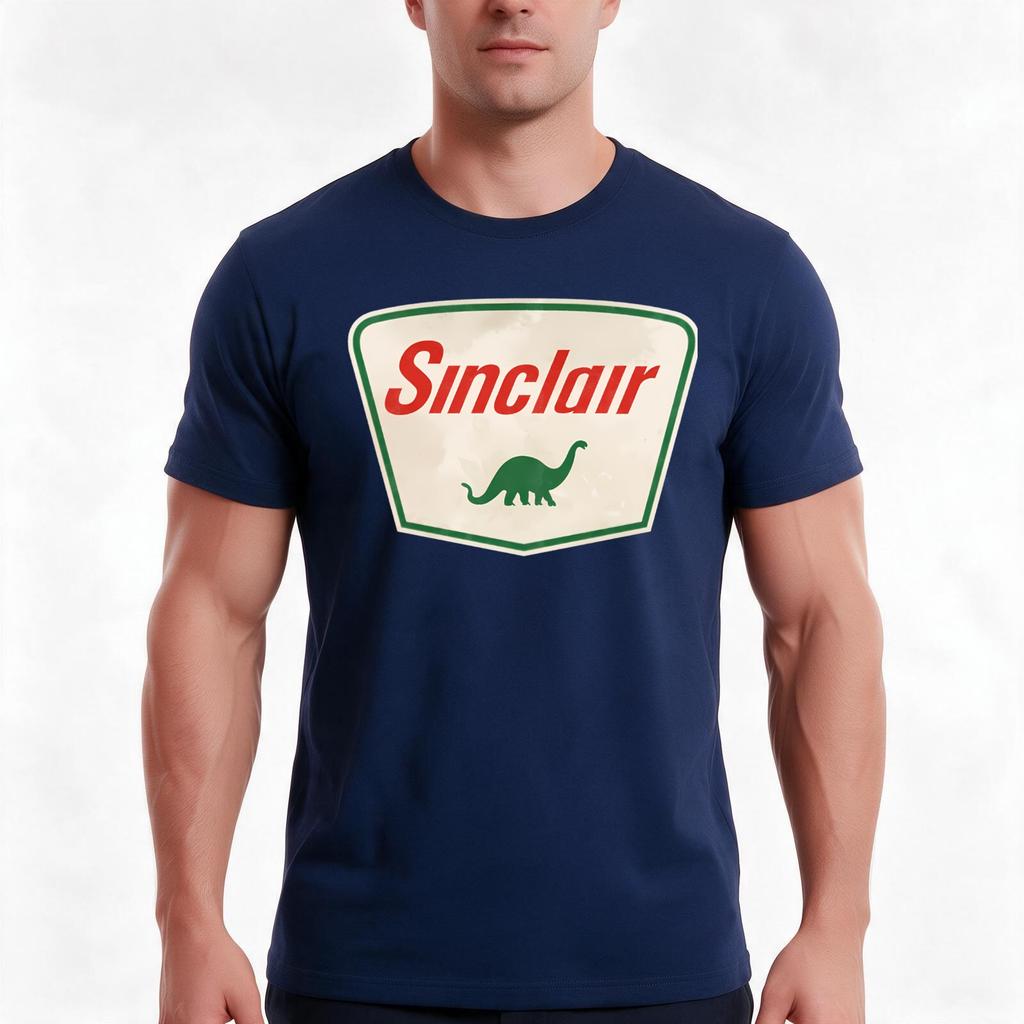 Sinclair Oil Vintage Logo Tshirt Summer Casual Cotton Tee Oversized Streetwear Tops Vintage Graphic Print Unisex Unisex Unisex