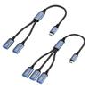 2/3 Port USB C Charging Data Transfer USB C OTG Cable Phone Adapter 2/3 Port Type C to USB Adapter