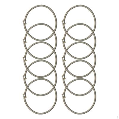 10 Pieces Trampoline Elastic Rope Bungee Cord Aluminum Buckle Heavy Duty Stretch
