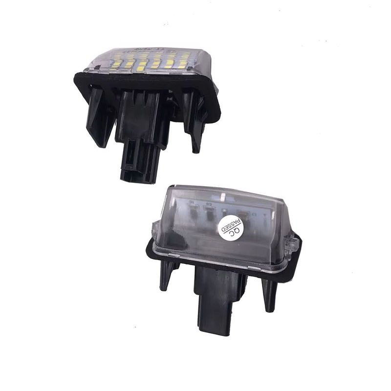 2PCS White For Toyota Yaris/Vitz Camry Corolla Prius C Ractis Verso S Led Licence Number Plate LED Lamp Light