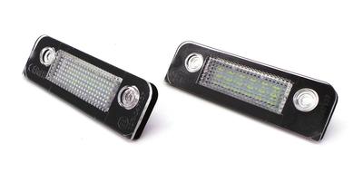 LED License Plate Lamps Compatible with Ford Fiesta, Fusion, Mondeo, Off-Road, 2 Pcs