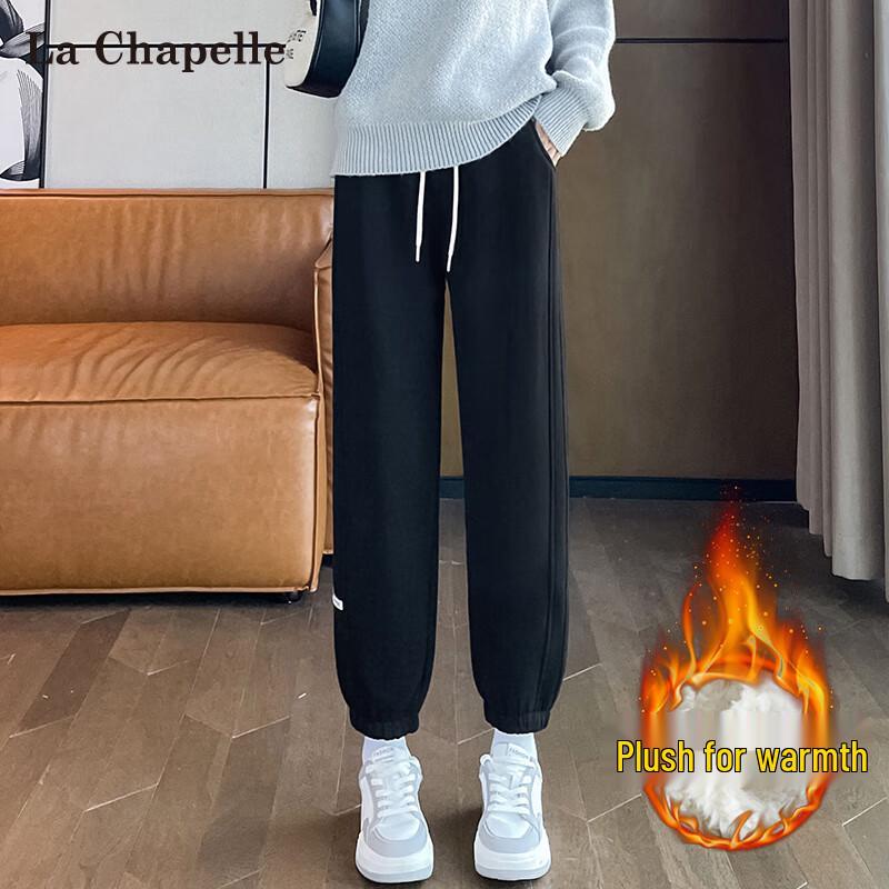 

Lachapelle Women s Warm Fleece Cuffed Jogger Sweatpants