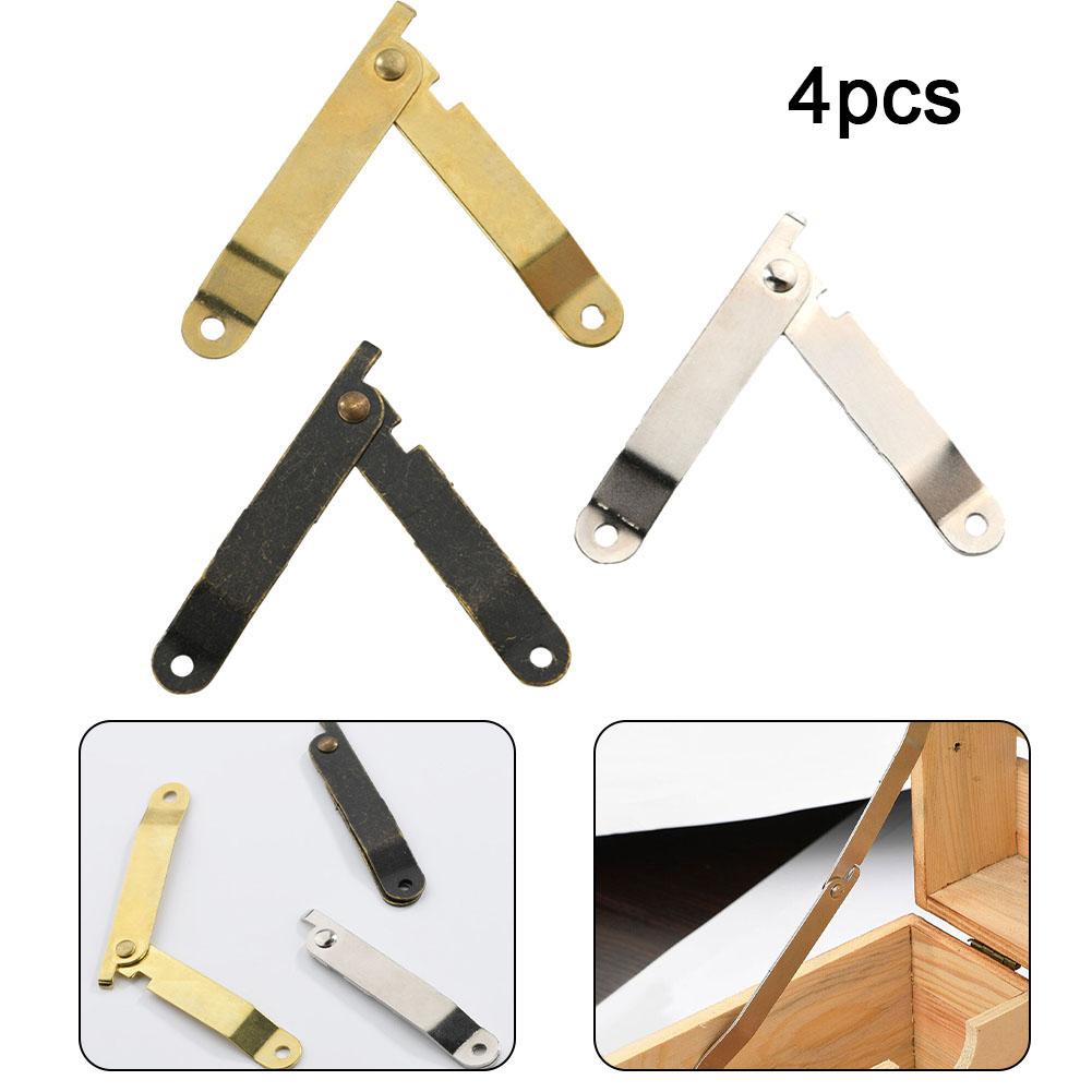 Silver Support Hinges Tables. Yellow 4pcs 68x11 Mm