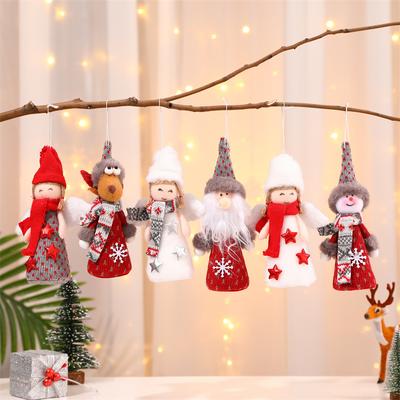 Christmas Decorations Wings Angel Old Man Pendant Christmas Tree Small Pendant Children's Gifts