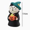 Cute Cat Halloween Concert Miniatures Funny Ghost Figurines Kawaii Shiba Vampire Magic Pumpkin Miniatures DIY Home Decoration