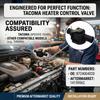 Universal Heater Control Valves 8724004020 14159062 Optimized For Efficient Flow Improved Cabin Warmth Simple DIY Setups