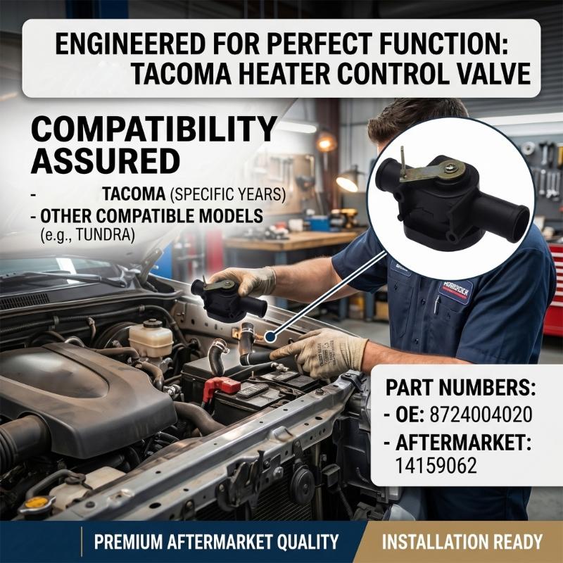 Universal Heater Control Valves 8724004020 14159062 Optimized For Efficient Flow Improved Cabin Warmth Simple DIY Setups