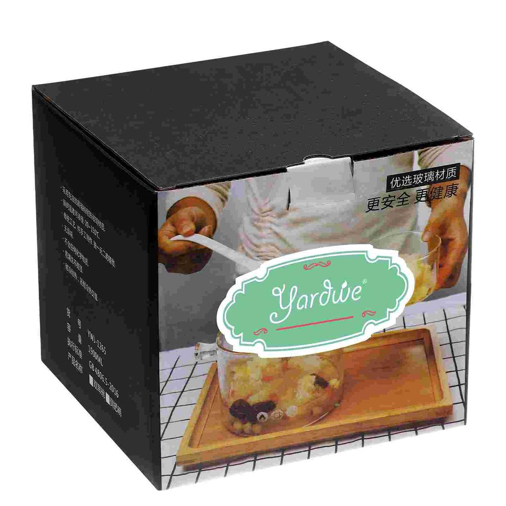 Ustensile de Gătit Crată de Sticlă Prin Friteuză de Borosilicat Înalt Oală Mare