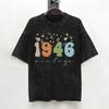80th Birthday Born 1946 80 Year Old T Shirt Washed 100 Cotton Oversize TShirts  Fashion for Men Women Streetwear Printed Tees