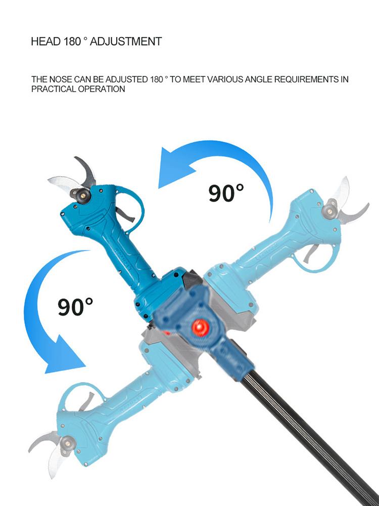 Electric Chainsaw Telescoping Pole 6 inch Saw 3 IN 1 Pruner High Branch Saw Garden Tree Pruning Tool For Makita 21V Battery