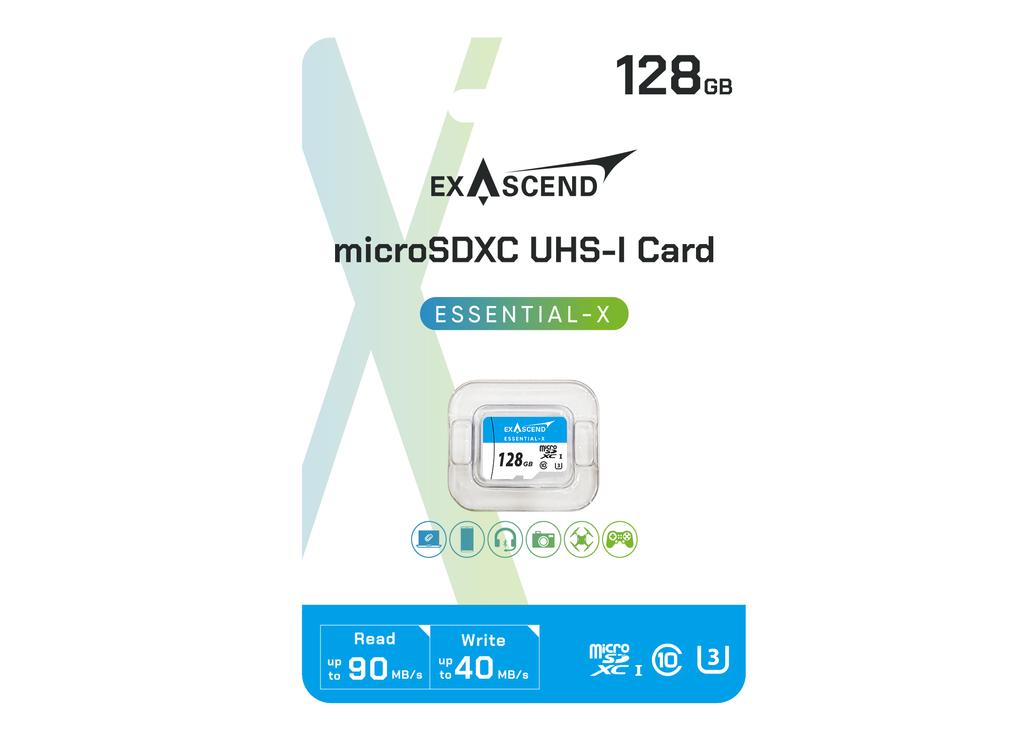 Karta pamięci Exascend Essential-X micro SD 128GB