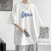 Men's Cotton Oversized T-shirt Loose Tops Tshirts For Clothing Breathable Casual Pattern Short Sleeve Tees Streetwear Recommend