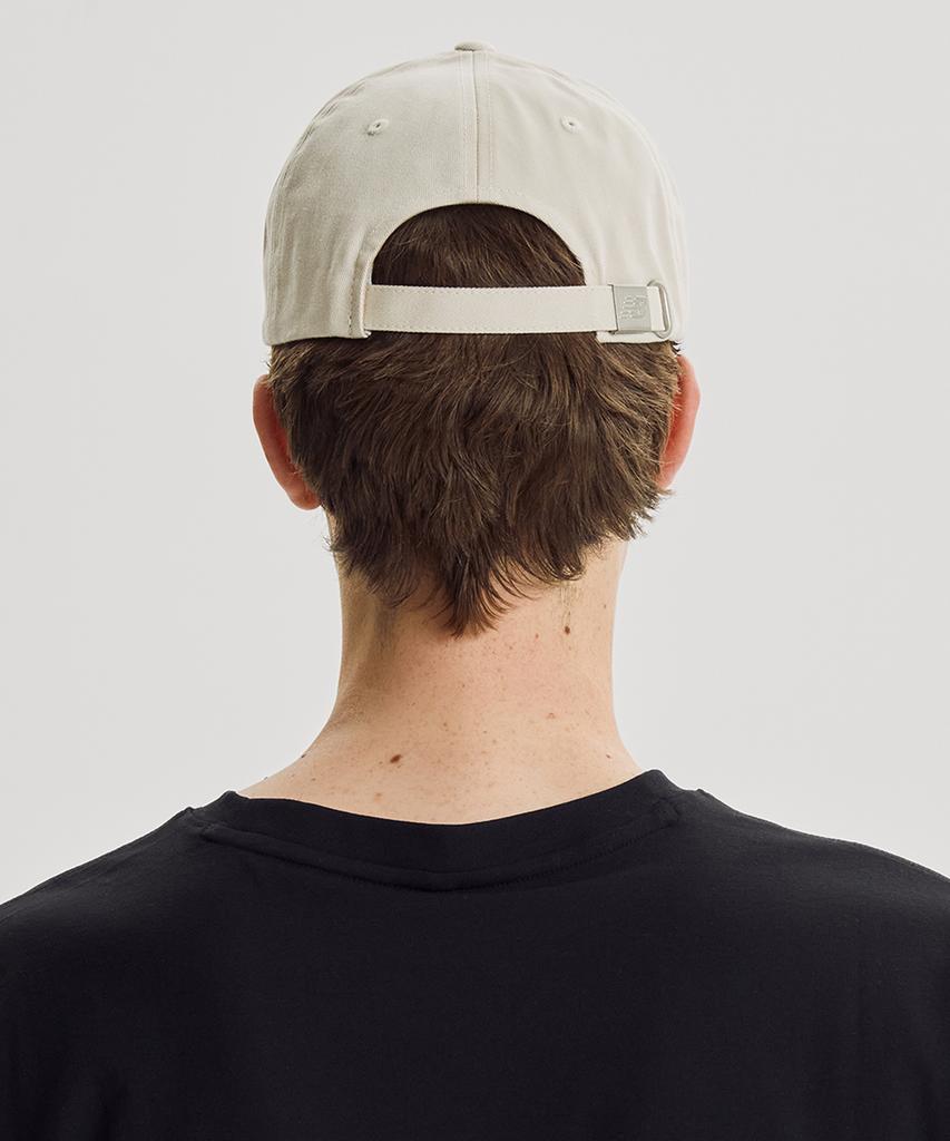 Nyuballanseu Nbgdgf1101 / Stacked Logo Structured Ball Cap (Beige)