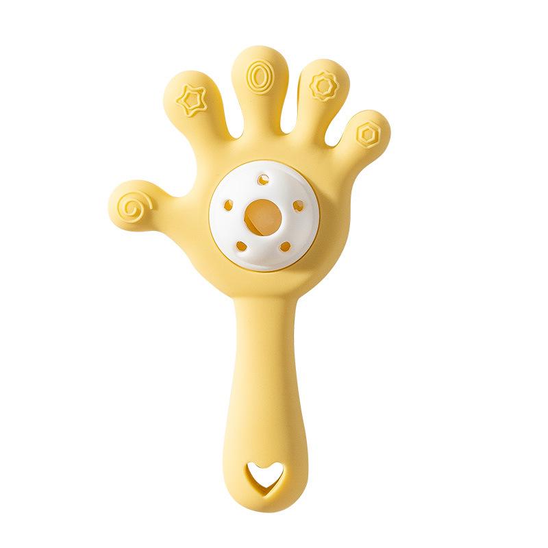 Teething Stick & Rattle Toy for Babies - Anti-Hand Sucking, Boilable, Soothing Biting Toy