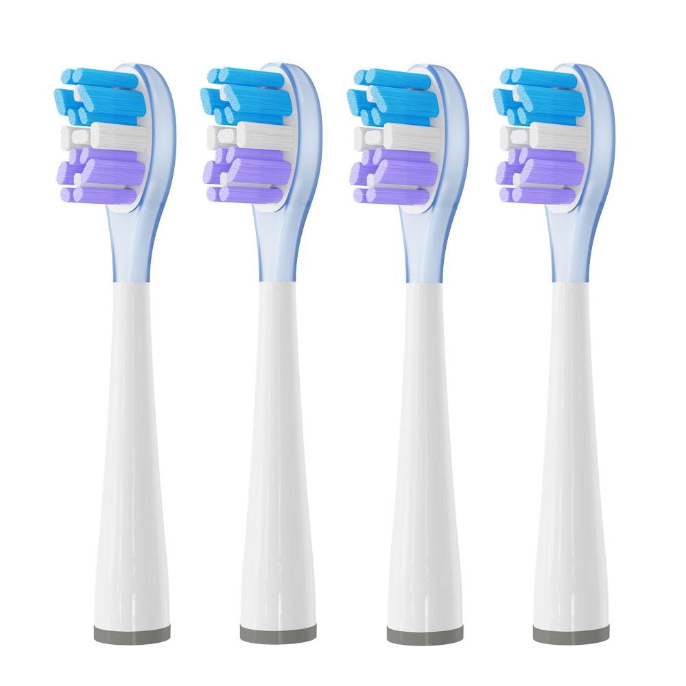 4 Pcs/Pack Replacement Brush Heads For usmile Electric Toothbrush Head Copper Free Shock-absorbing