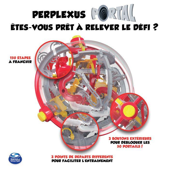 Perplexus Portal - Labyrinthe 3D 150 Étapes - SPIN MASTER - A partir de 8 ans