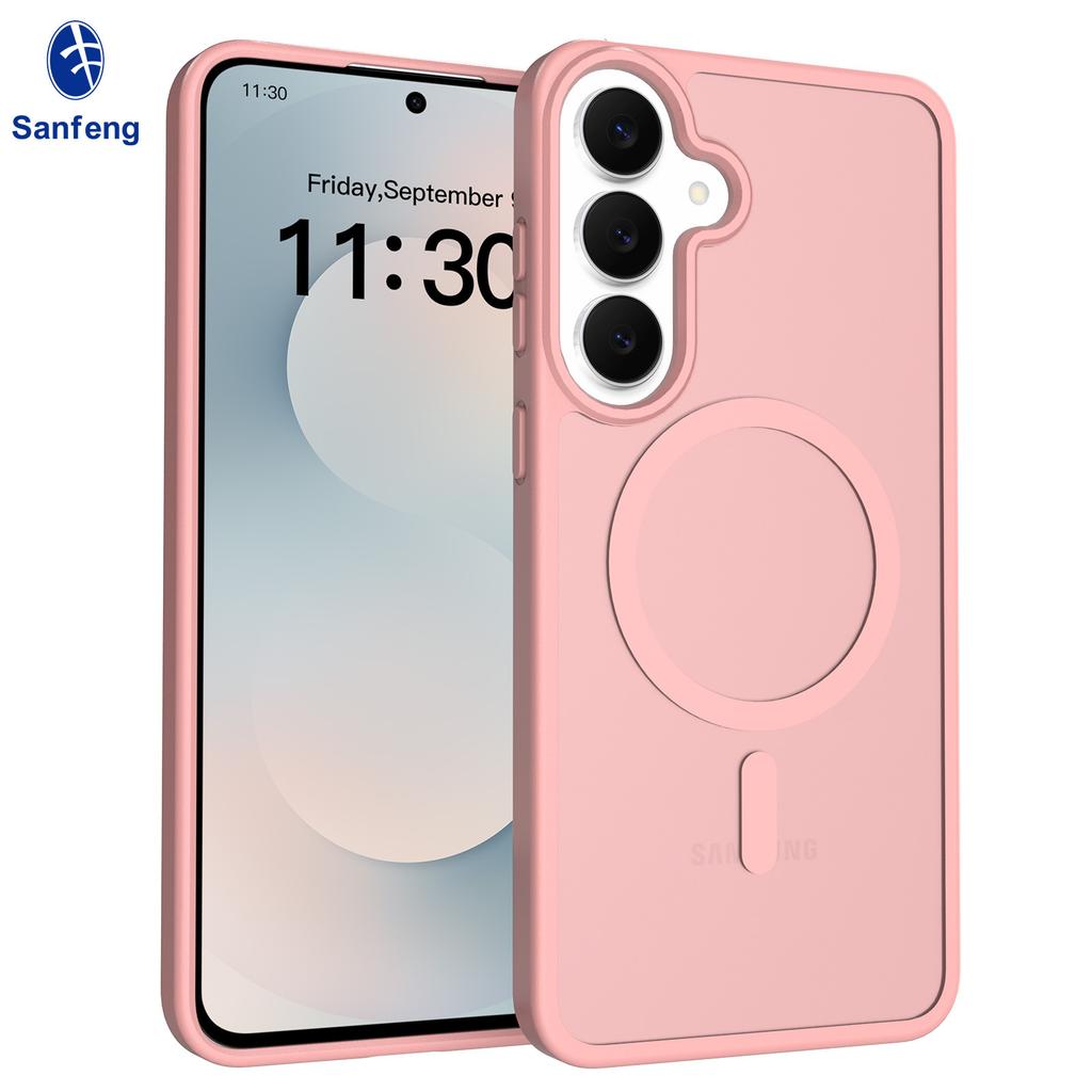 Amazon Applicable Samsung Galaxy S26FE Mobile Phone Case Anti-drop Matte S25 Magnetic Case Spot Wholesale