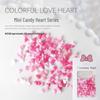 Macaron Candy 3D Heart Resin Nail Art Charms – 200 Pieces