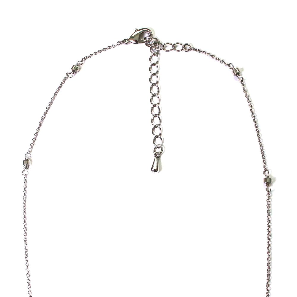 Stylish Magnetic Necklace for Luxury Jewelry Natural Power Made in Japan [MWJ TOKYO] Women, Turquoise, Silver, 32-Face Cut, Accessory, Stone, Stone,