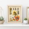 Antique Bees Prints Natural Poster Insects Vintage French Honey Bee Wall Art Canvas Painting Sepia Toned Bee Diagram Wall Decor No Frame