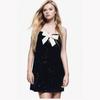 2024 Retro Sleeveless Slim Fit Bow Camisole Dress for Women – Short Skirt