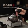 Purple Pottery Teapot Tea Cup Tea Ceremony accessories Kung Fu Set Pure Handmade Teapot Teapot for  Puer Kettle