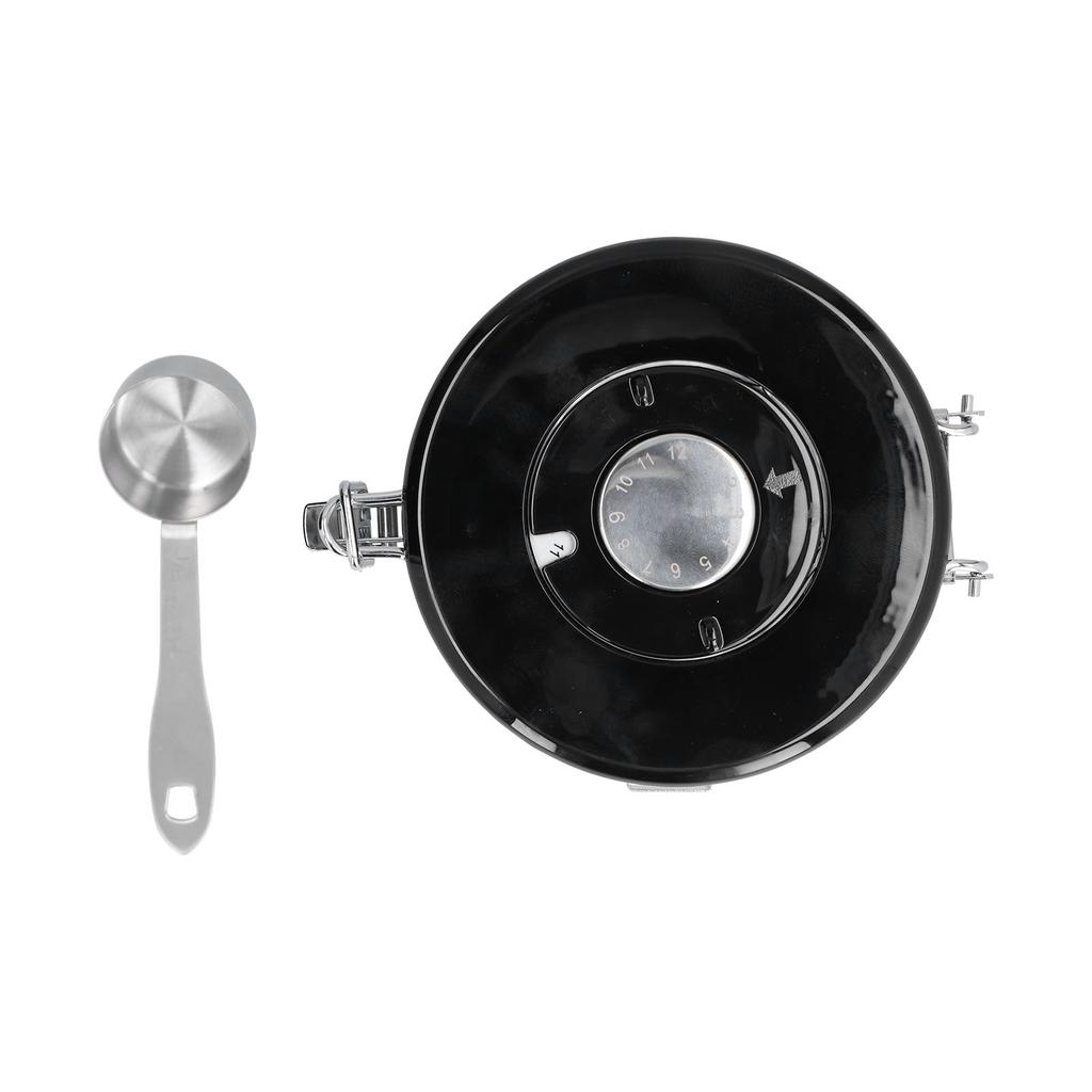 Stainless Steel Coffee Canisters with Calendar Wheel Exhaustable Coffee Jar for Home Coffee Shop