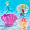 Meerjungfrauen Tauchspielzeug Transparente Muschel Badespielzeug Bunte Meerjungfrauen Poolspielzeug Schwimmbadspiel für Kleinkinder Jungen Mädchen Teenager Erwachsene